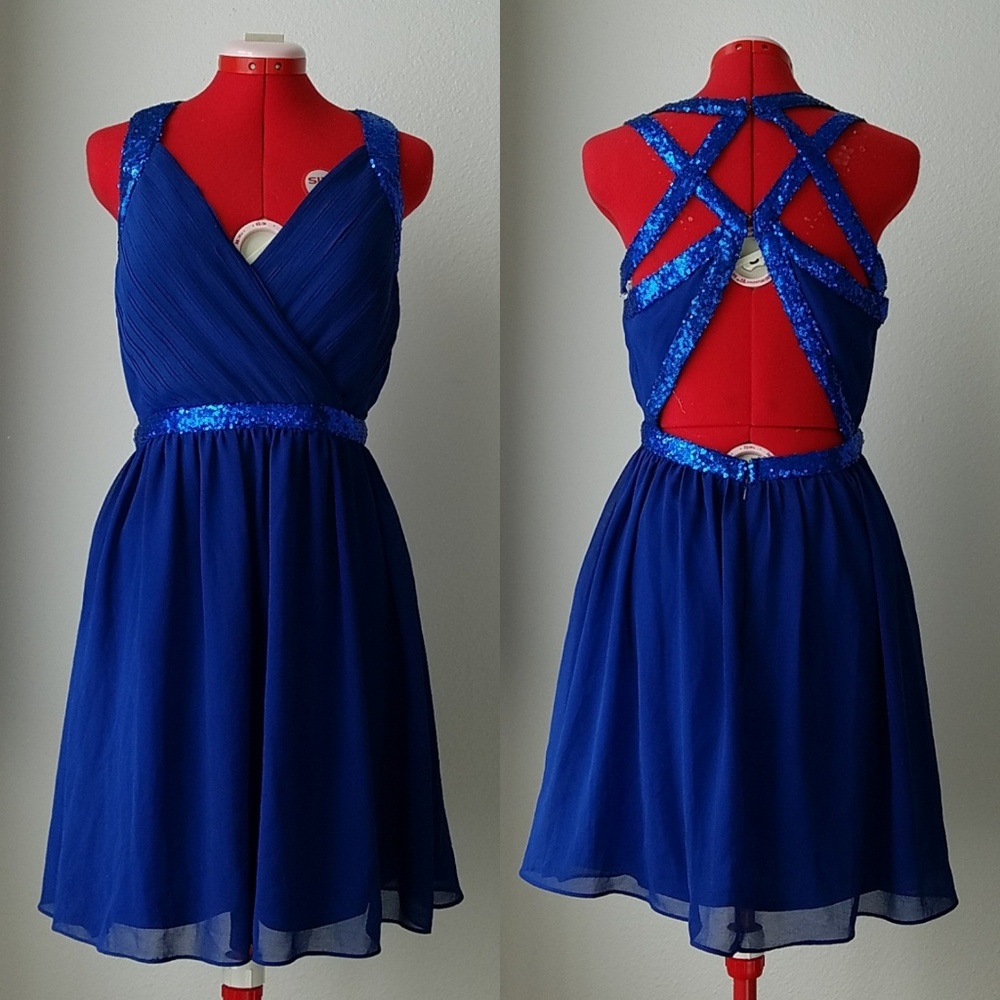 Homecoming Semiformal Dance Sequin Dress